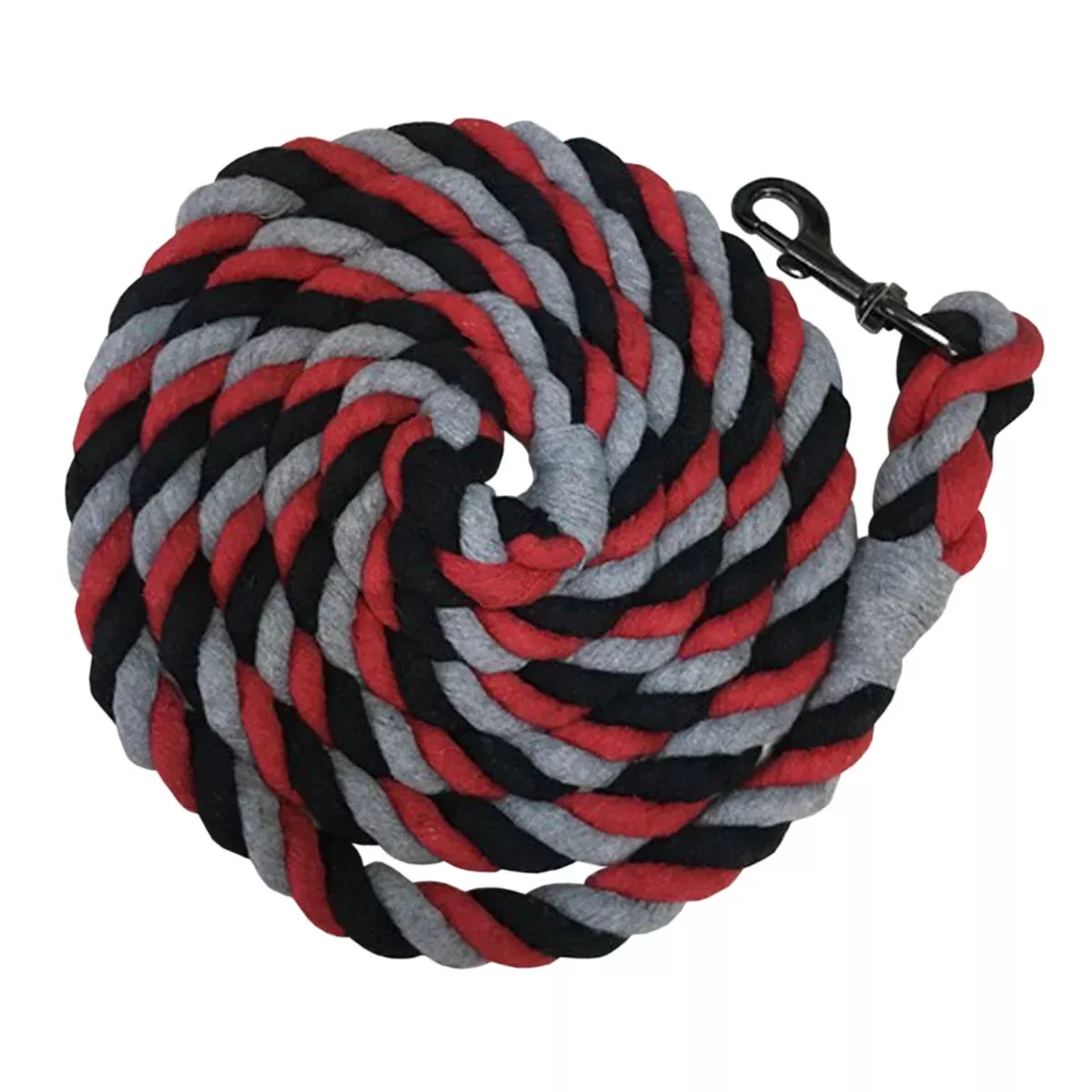 10' Cotton Tri-Color Lead Rope