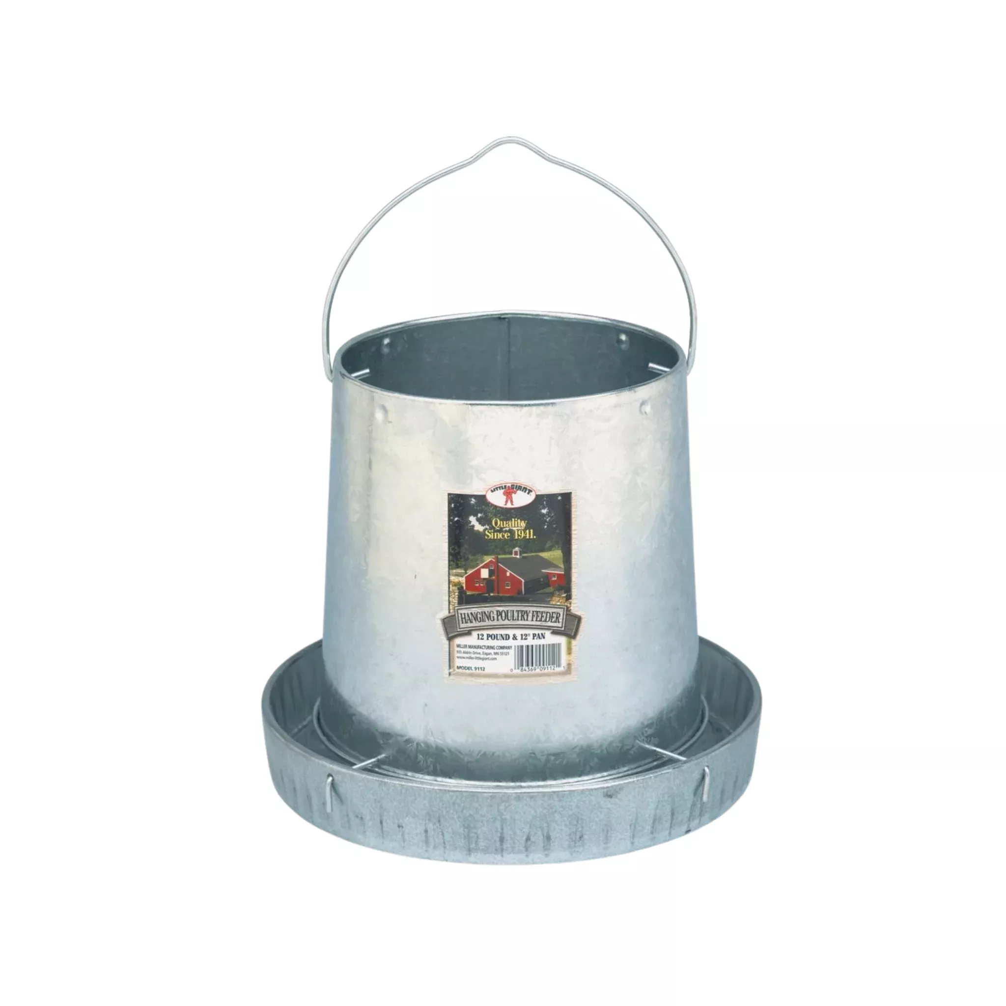 12 Pound Hanging Poultry Metal Feeder