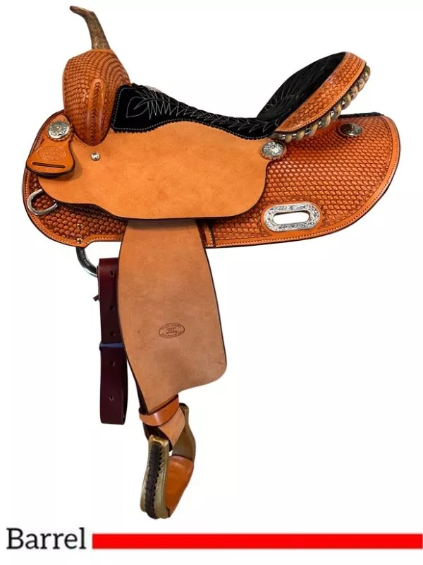 13.5″ to 16″ Billy Cook Barrel Saddle 1526