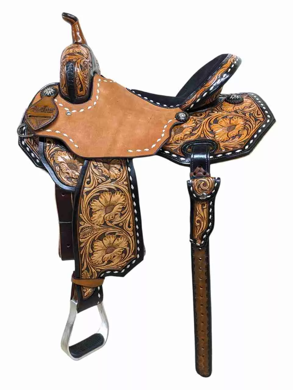 14.5″ New Scott Thomas Western Barrel Saddle BR300-15