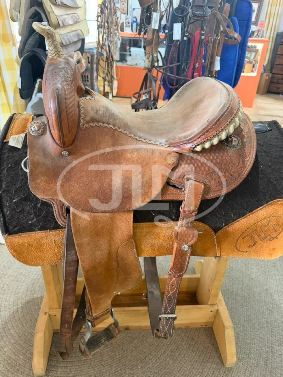 14" Merrill Barrel Saddle by Diamond M Saddlery
