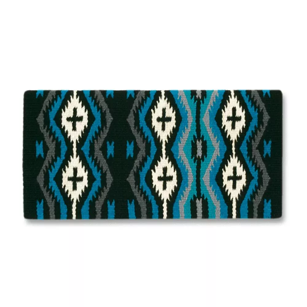 1453-1 Las Cruces 36X34 NEW ZEALAND WOOL SADDLE BLANKET