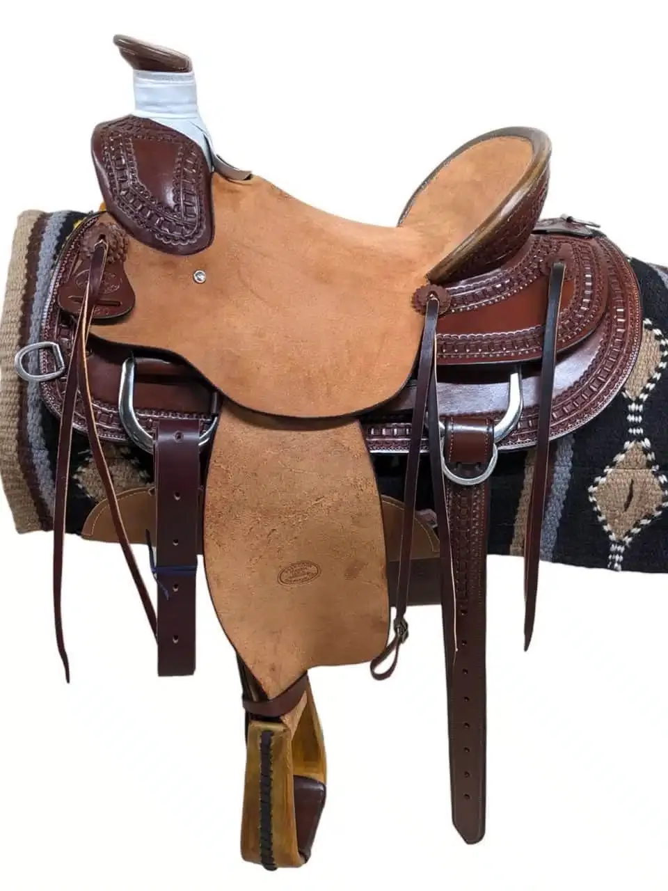 15.5″ New Billy Cook Western Mule Wade Saddle
