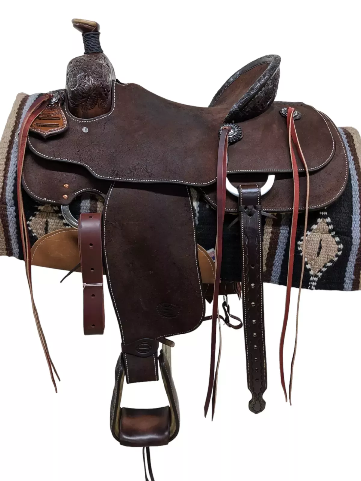 15.5″ New Loredo Western Roping Saddle 1-1147
