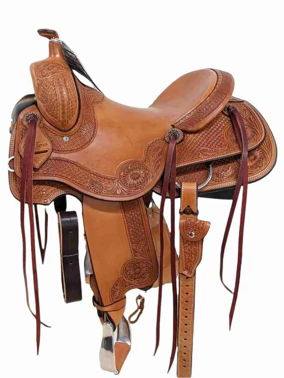 15.5″ New Scott Thomas Western Ranch Cutting Smooth Saddle RC 200