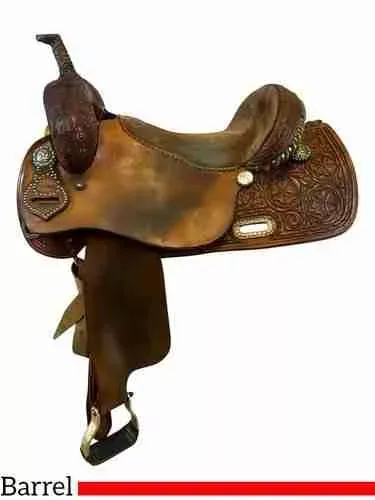 15.5Inch Used Teskey Barrel Saddle