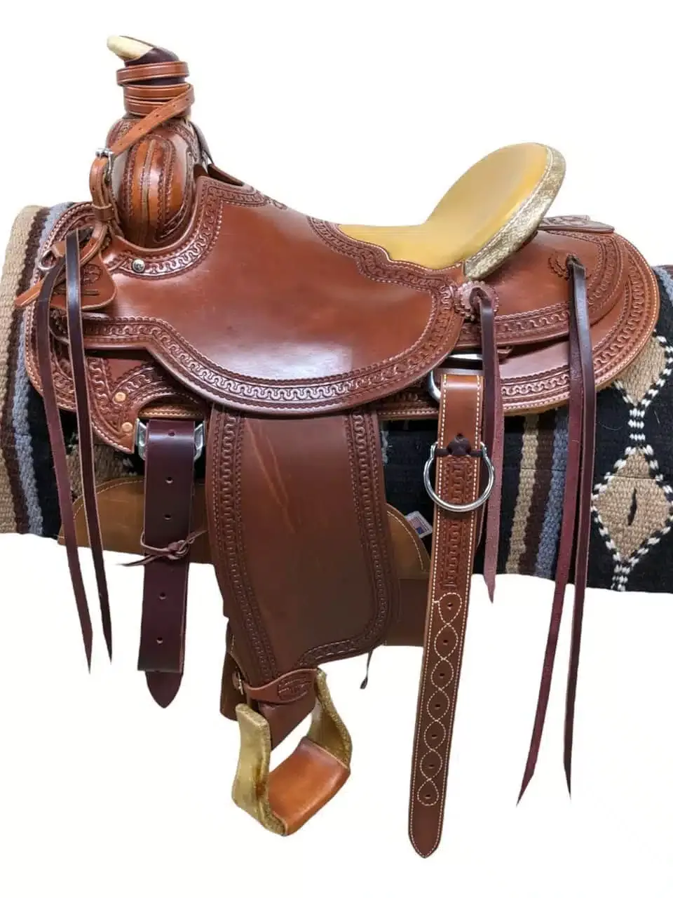 15.75″ McCall Saddlery Lite Will James Tree Saddle