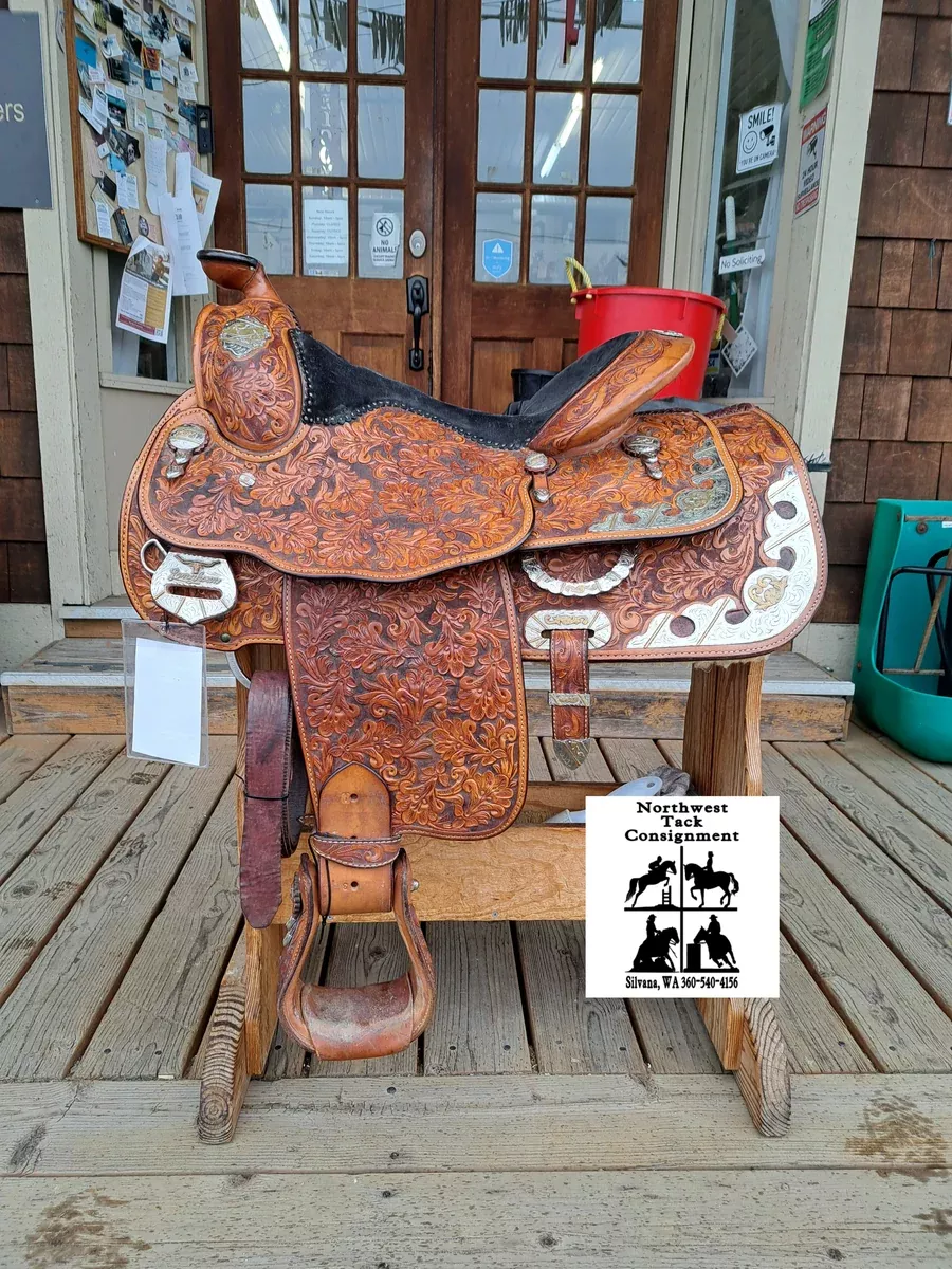 15" Billy Cook Longhorn Western Equitation Show Saddle