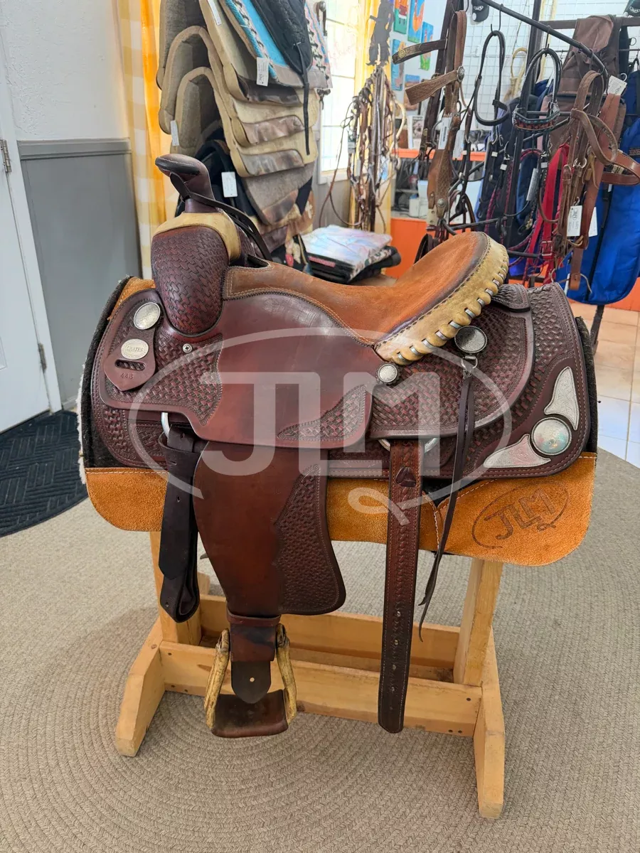 15" Crates Saddlery Team Roping SaddleS1111
