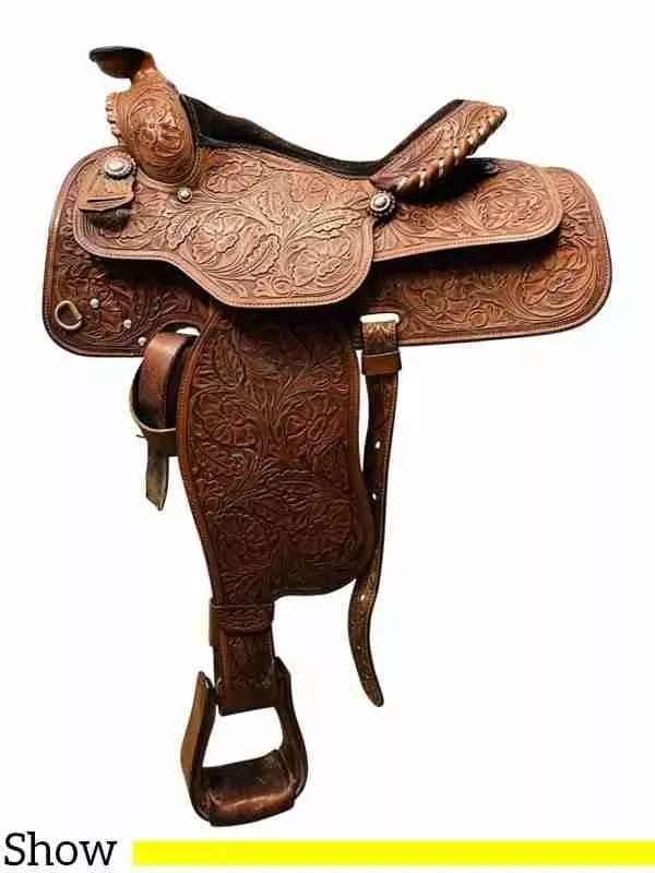 15 Inch Used Mac Pherson Pleasure Saddle 596 *Free Shipping*