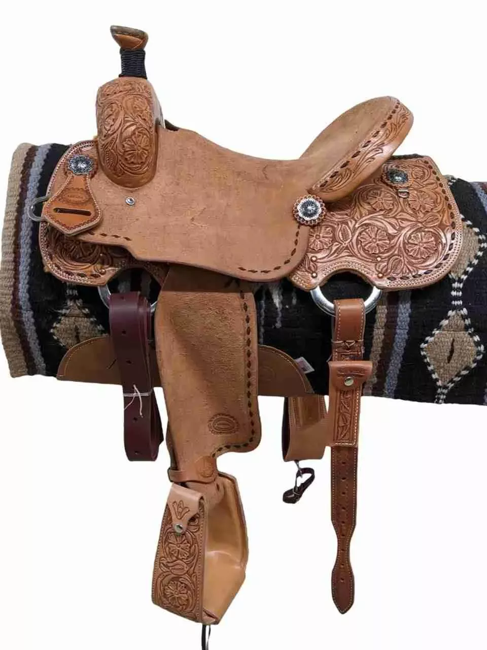 15″ New Loredo Floral Western All-Around Saddle 1-1110