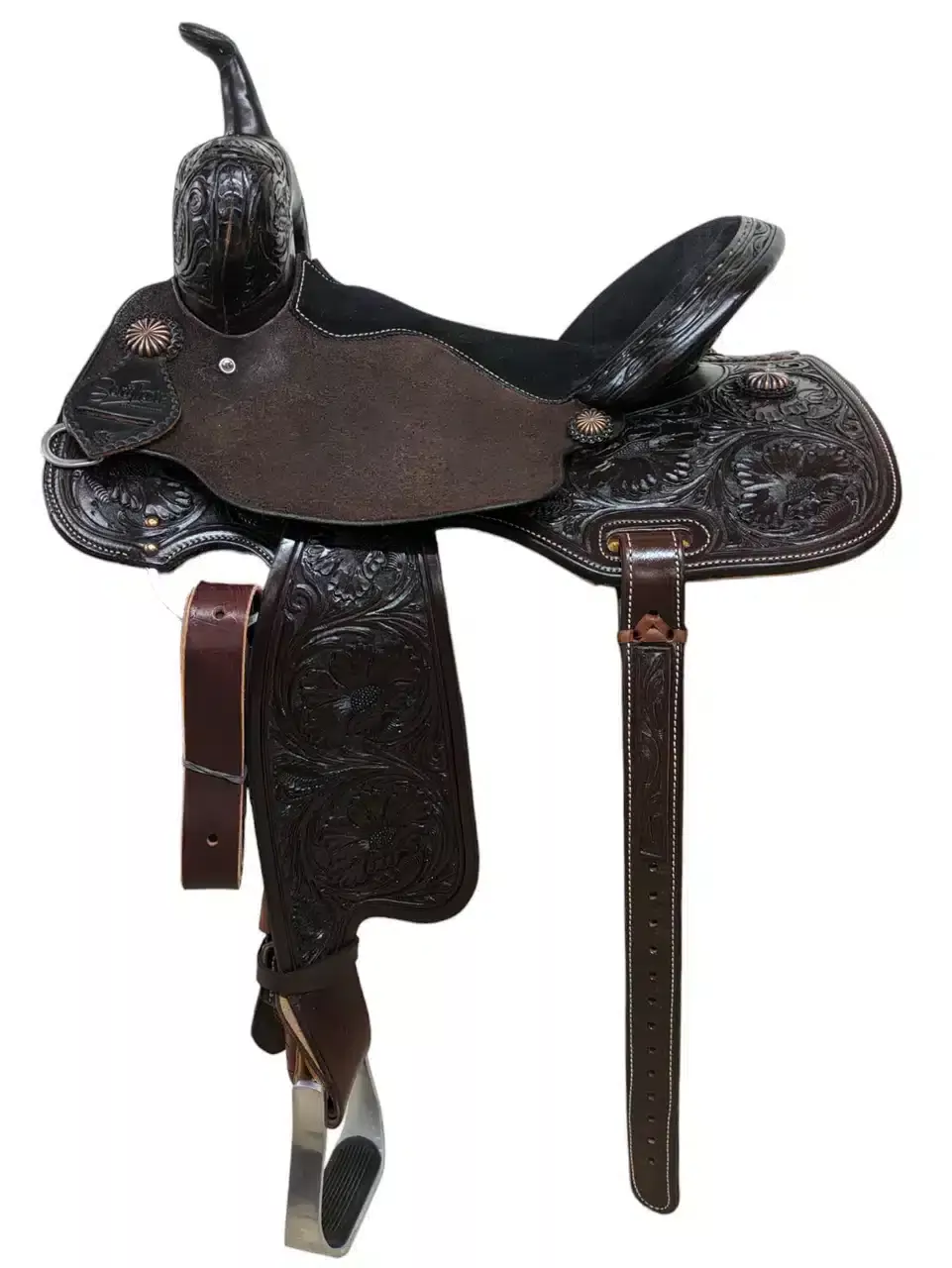 15″ New Scott Thomas Flex Tree Western Barrel Saddle