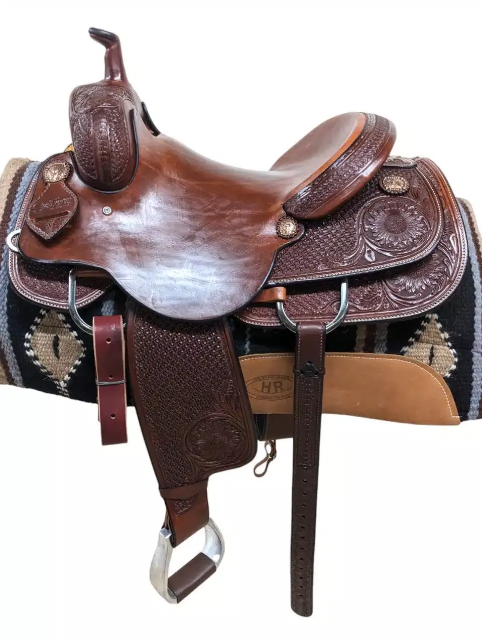 15″ New Scott Thomas Western Ranch Cutter Saddle 1-1141