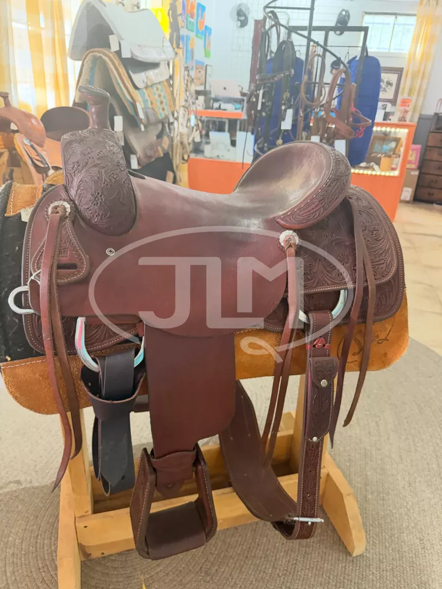 15" Stray Dog All Around Breakaway Rope Saddle