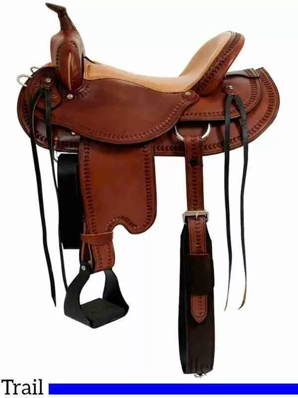 15″ to 17″ A16Dakota Draft Horse Trail Saddle 214