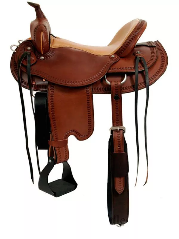 15" to 17" Dakota Draft Horse Trail Saddle 214