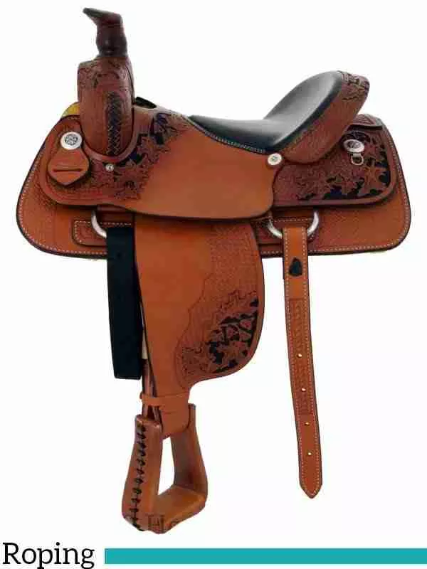 15″ to 17″ Dakota Penning Roping Saddle 1550D