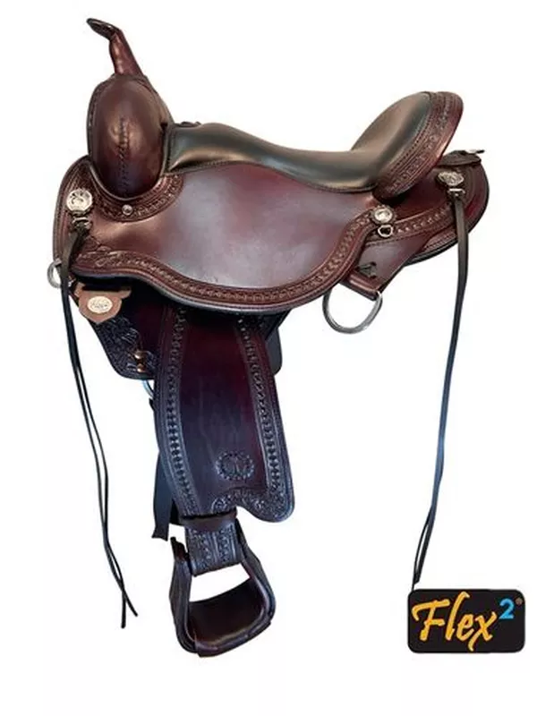 15" to 18" Circle Y Sheridan Flex2 Trail Saddle 1572