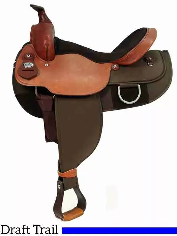 16″ 17″E18Fabtron Draft Horse Saddle 7182 7184