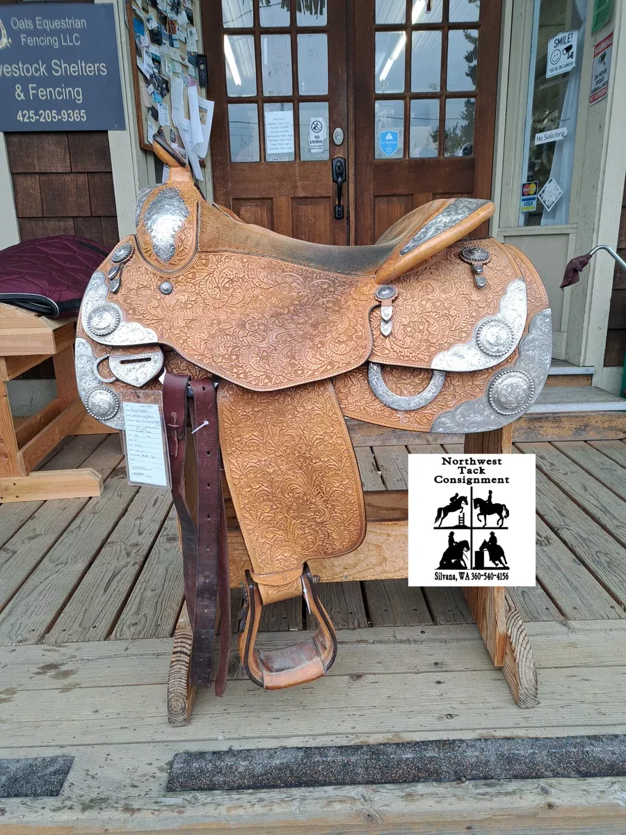 16.5" Blue Ribbon Western Equitation Show Saddle