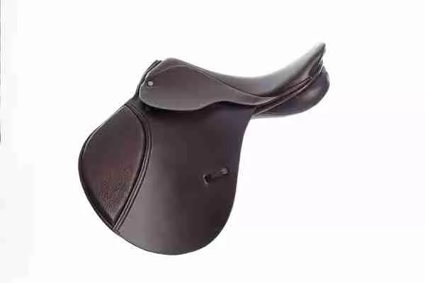 16″ Hastilow wide wool flocked used close contact saddle B