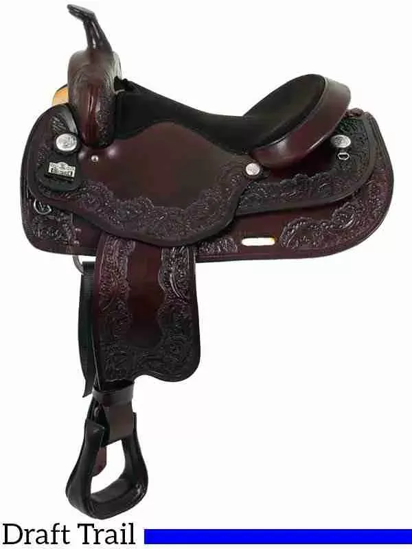 16″ R15Big Horn Draft Cross Horse Saddle 1680