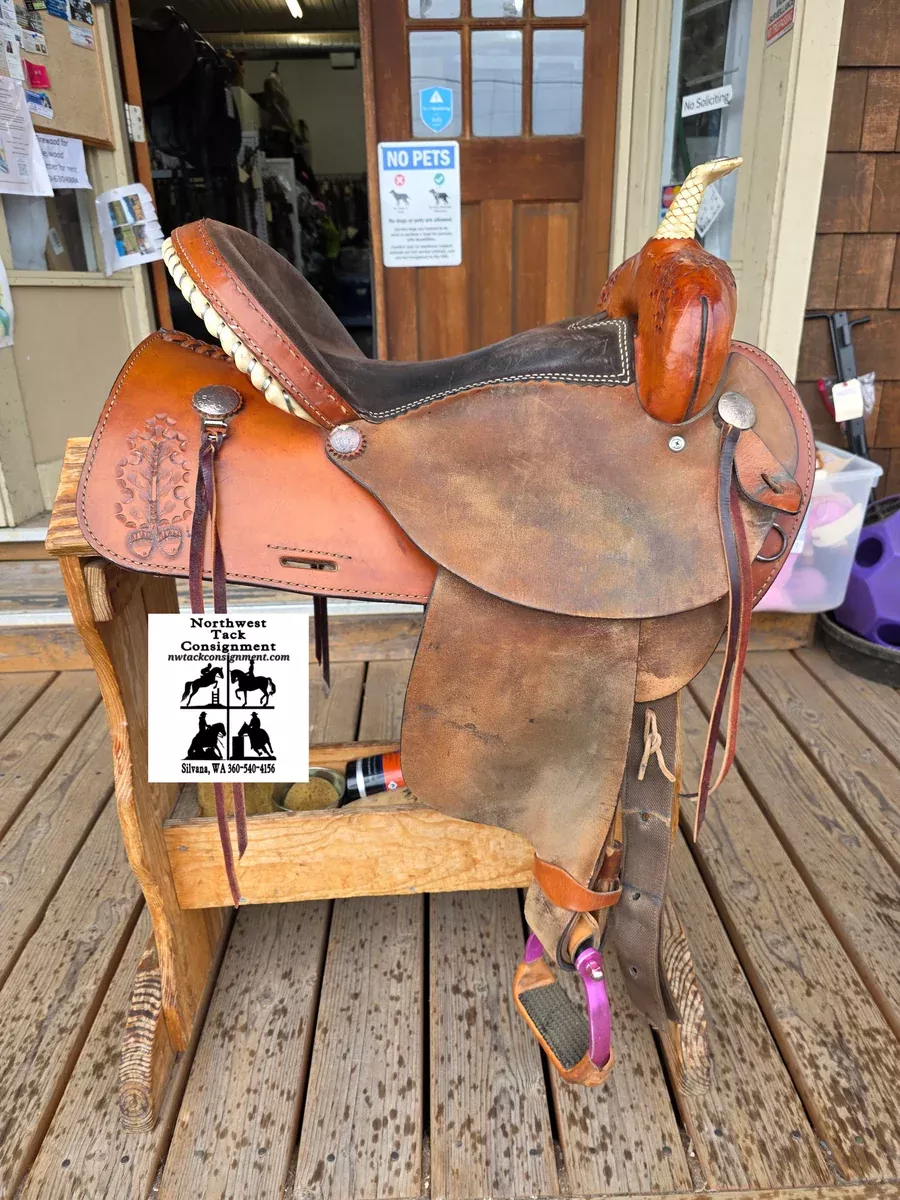 16" Ruff's Saddle Shop Barrel Saddle