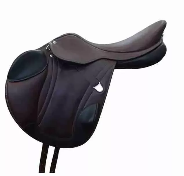17.5″ Bates Advanta Luxe Adjustable Used Hunter/Jumper Saddle – H