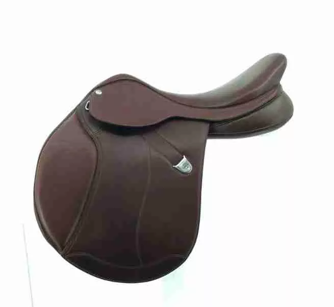 17.5″ Bates Caprilli Adjustable Tree Used Close Contact Saddle – C
