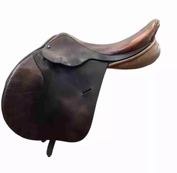17″ Hulsebos Semi-Custom Medium Used Hunter/Jumper Saddle – H