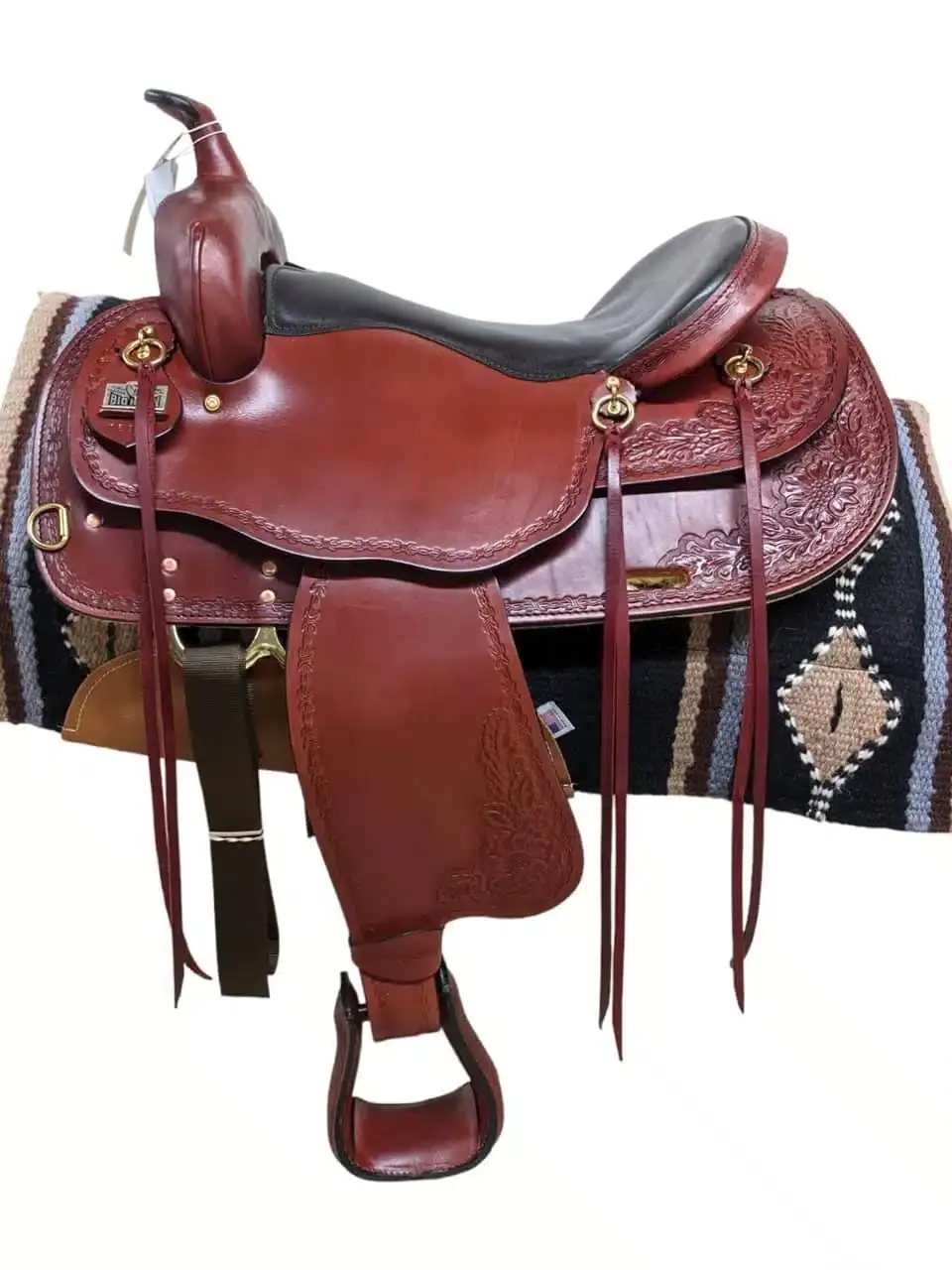 17″ New Big Horn Draft Tree Western Trail Saddle