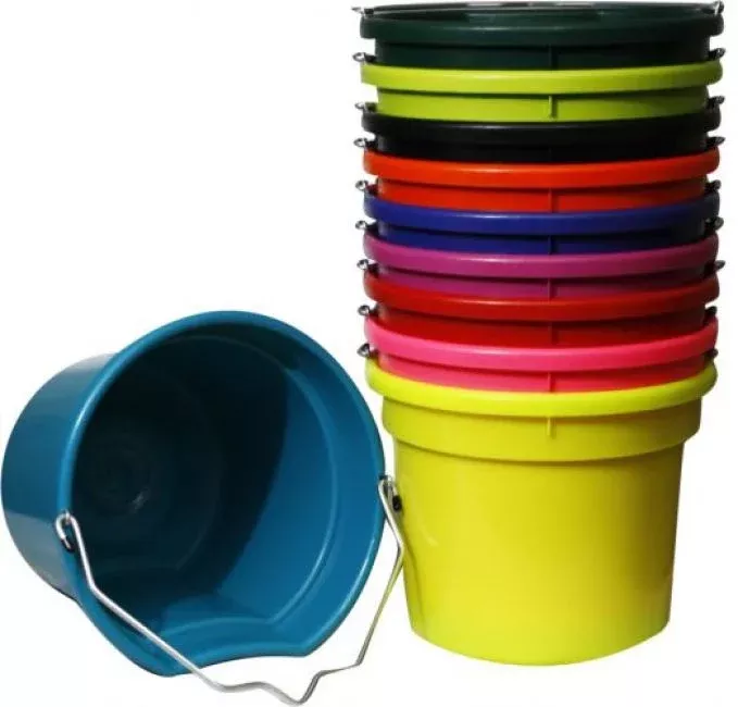 20 Quart Flat back bucket, 11" tall