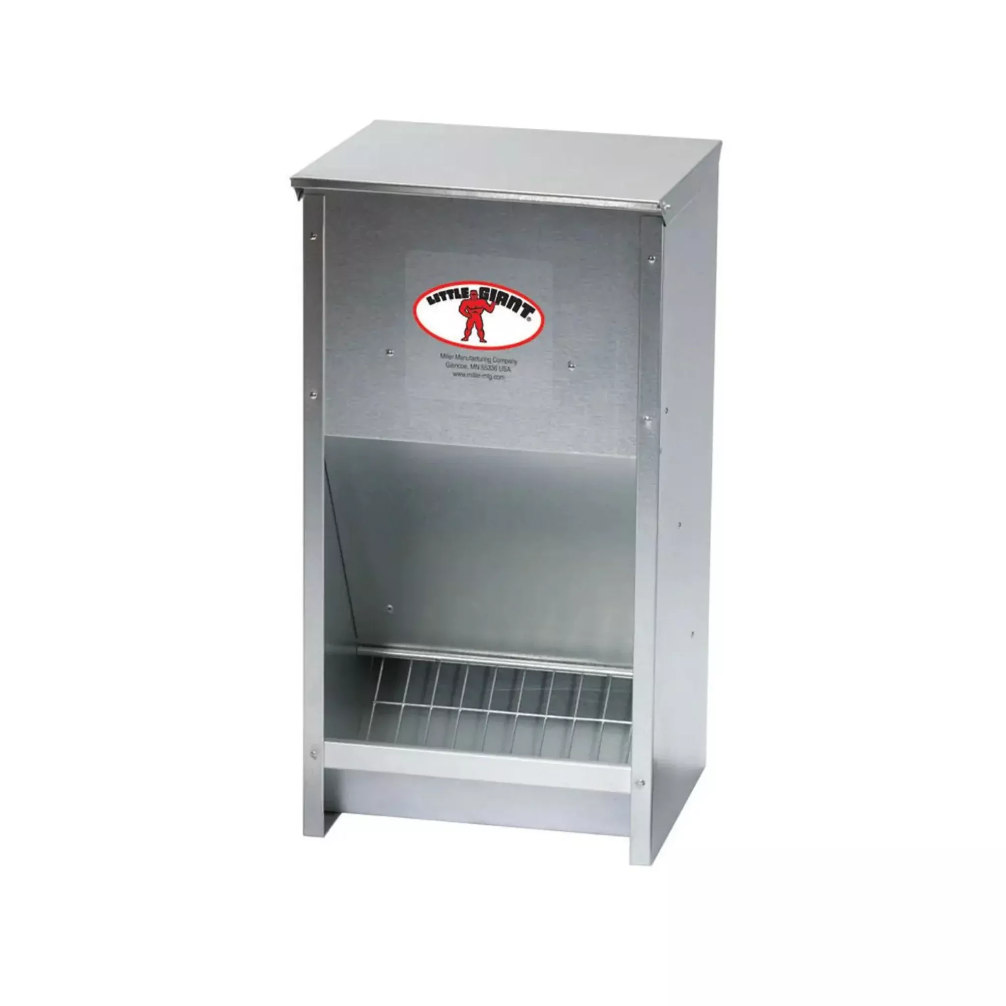 25 Pound High Capacity Poultry Metal Feeder