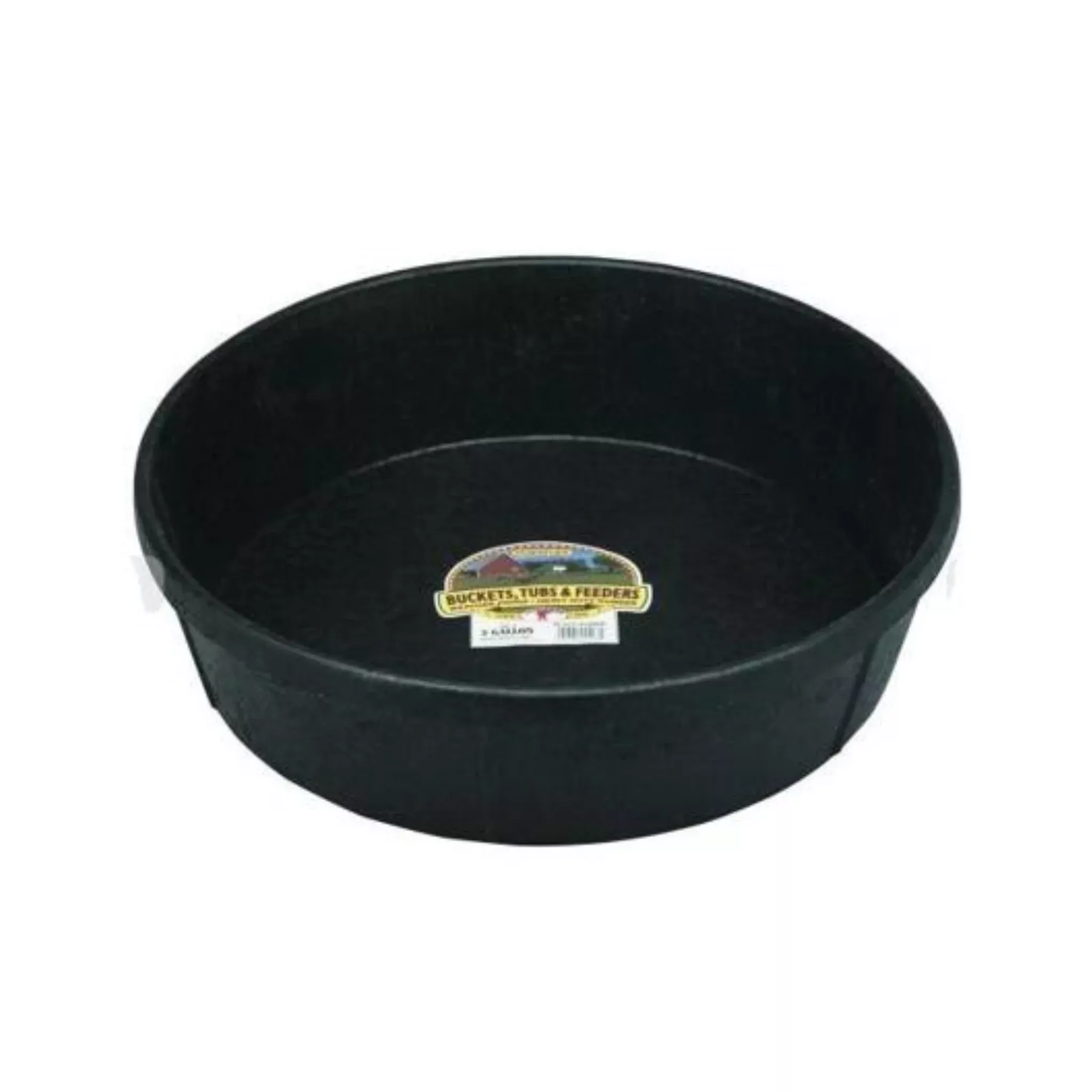 3 Gallon Rubber Feed Pan