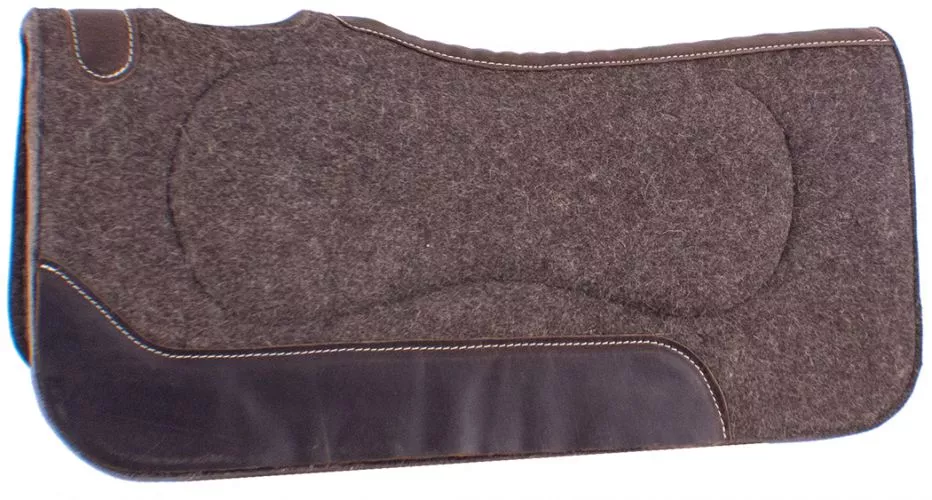 32"x 32" 100% MOHAIR WOOL BUILT UP SADDLE PAD
