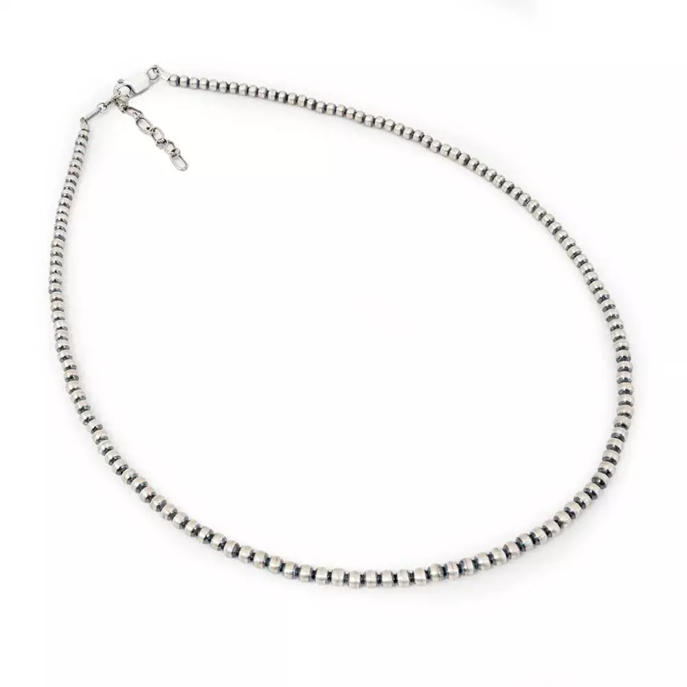 3mm Navajo Pearl 16" Necklace