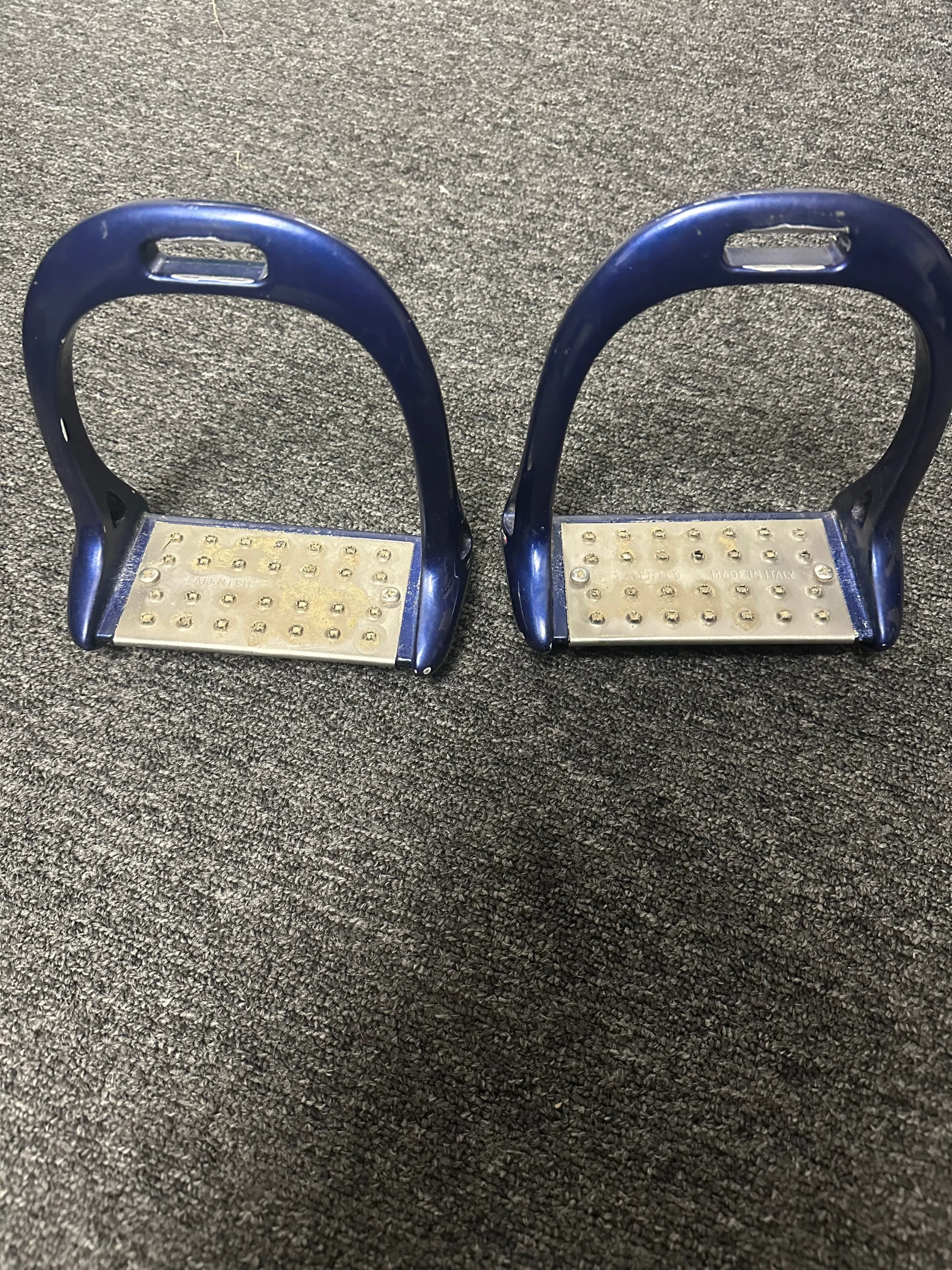 4.5" Lorenzini Blue Stirrups