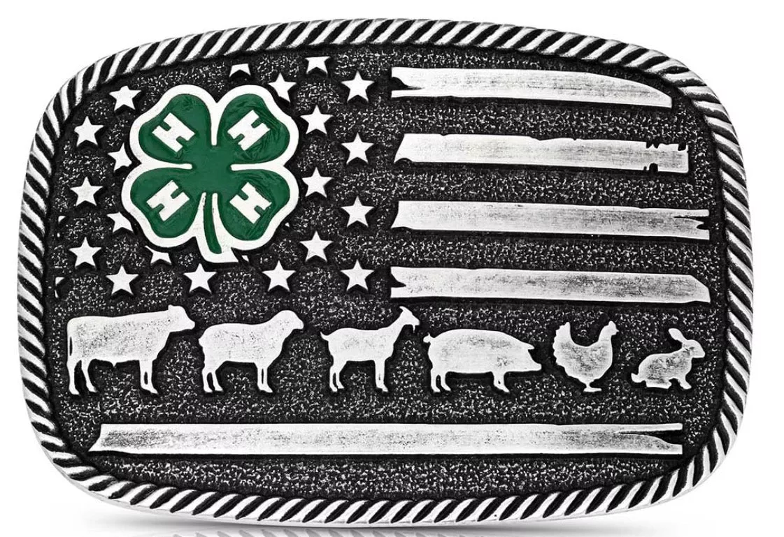 4-H Livestock Buckle