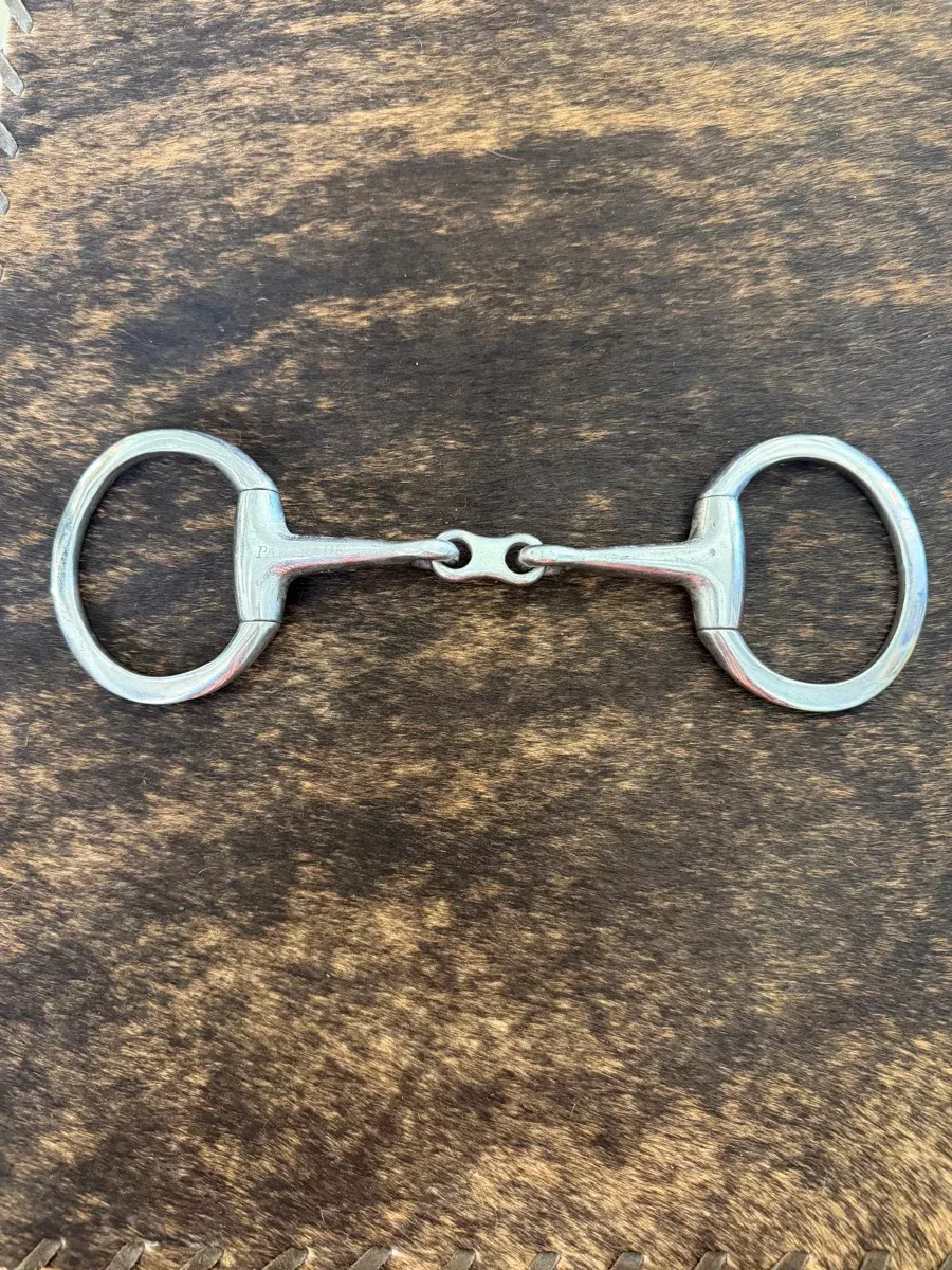 5 inch Eggbutt Dog Bone Snaffle Bit Stainless MouthB1356