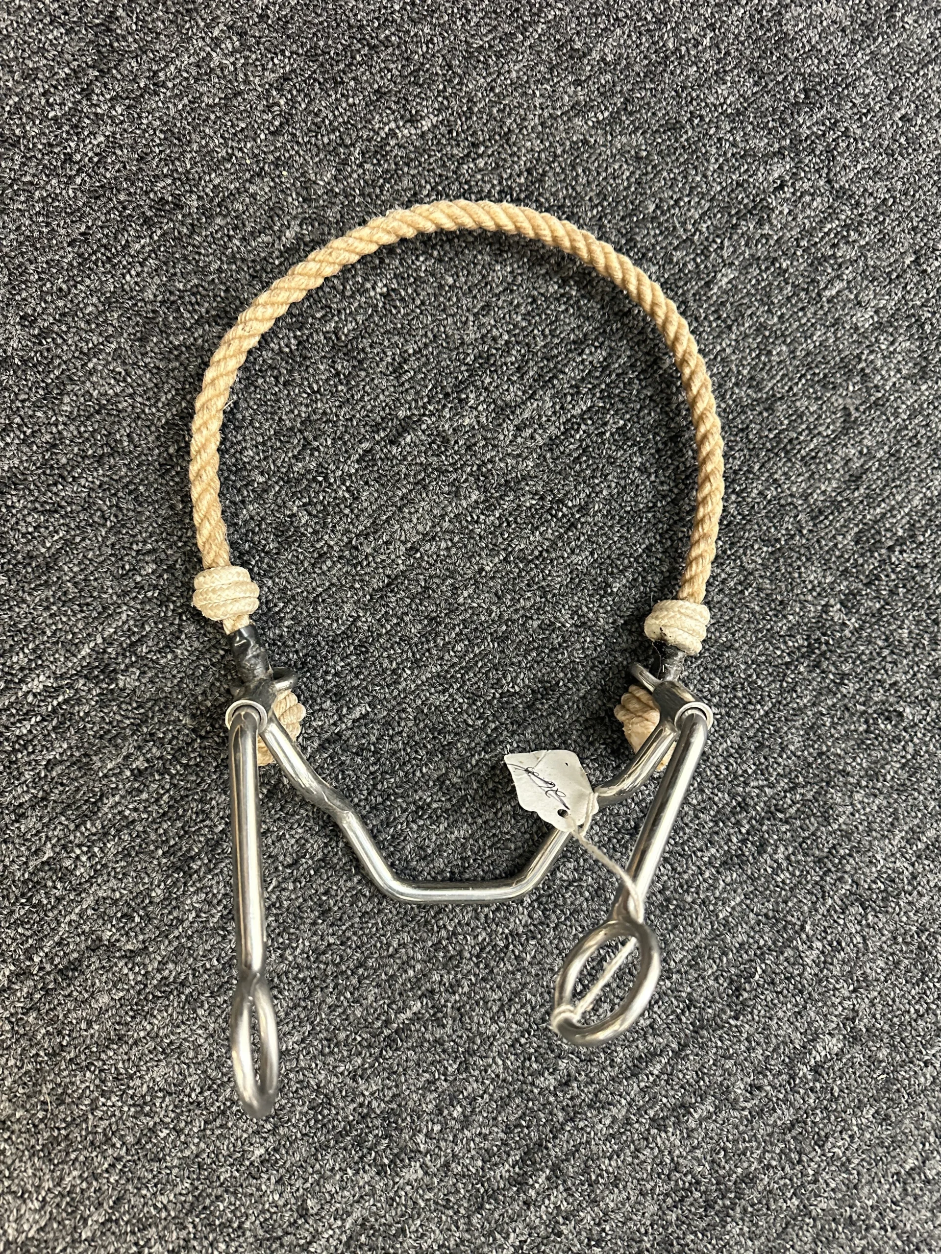 5" Quick Stop w/ Rope Nose Hackamore