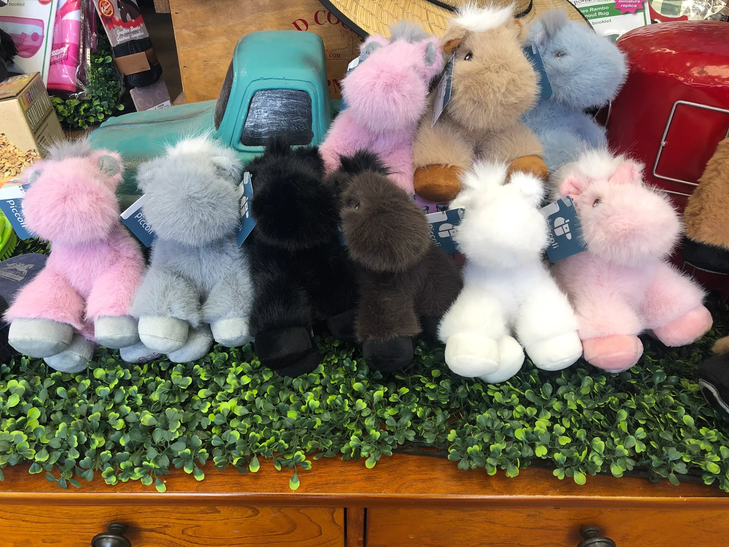 6" Toy Mini Plush Pony (white)