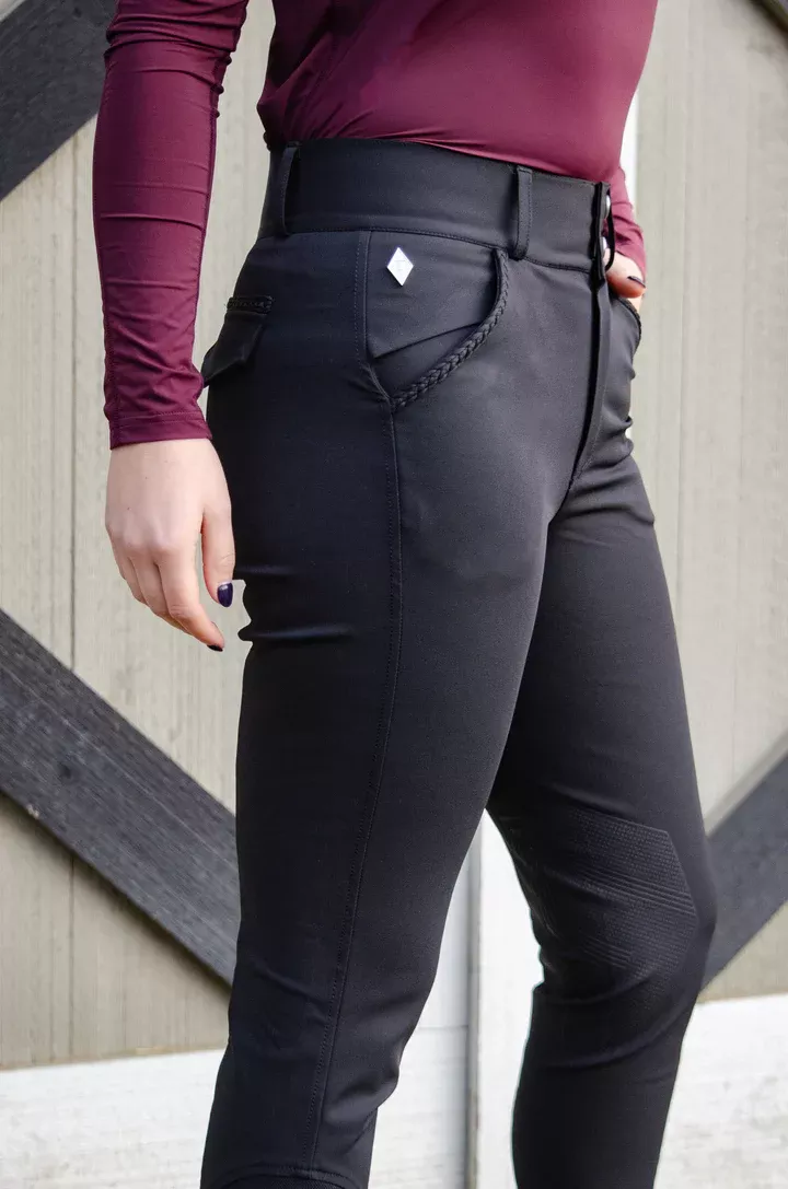 70° - Cavalry Breech with Silicone Knee Patches -
