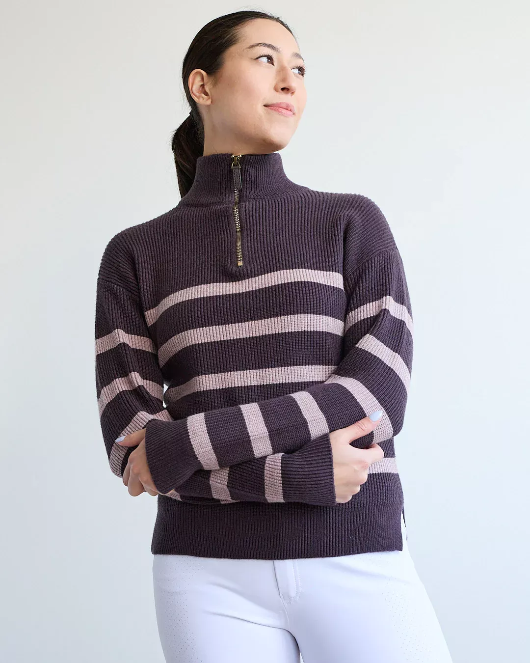 70° - The Striped Fence Line Sweater -