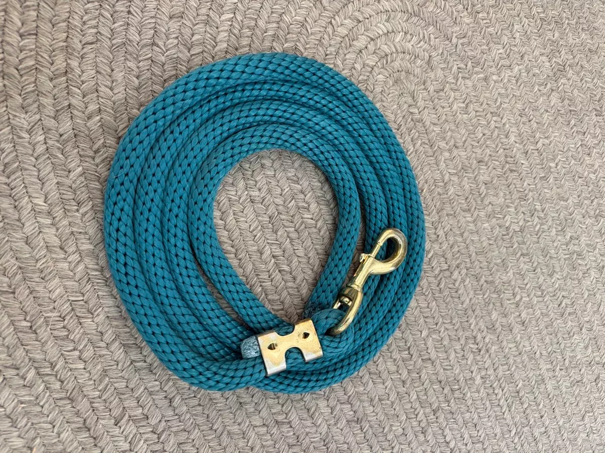 8' Teal Poly Lead RopeLRP1126