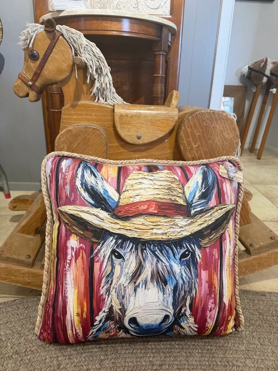Adios Amigos Donkey Pillow - Decorative Pillow CTR1166
