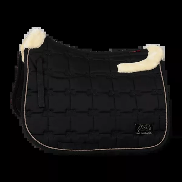 Alaska Dressage Saddle Pad with Faux Fur Trim