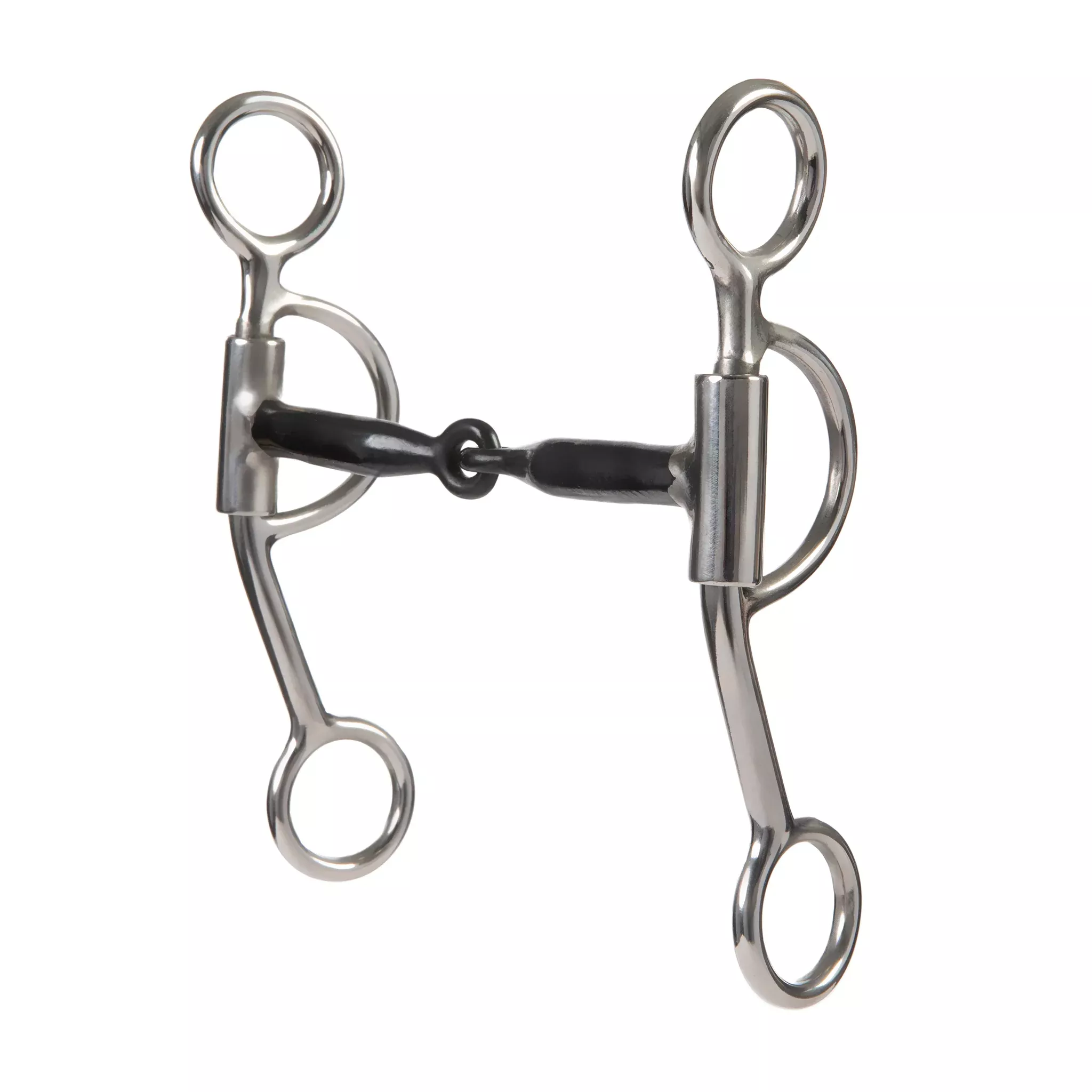 All Purpose Bit, 5" Sweet Iron Snaffle Mouth with Copper Inlay