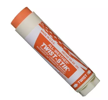 All-Weather Twist-Stik Livestock Marker, Orange