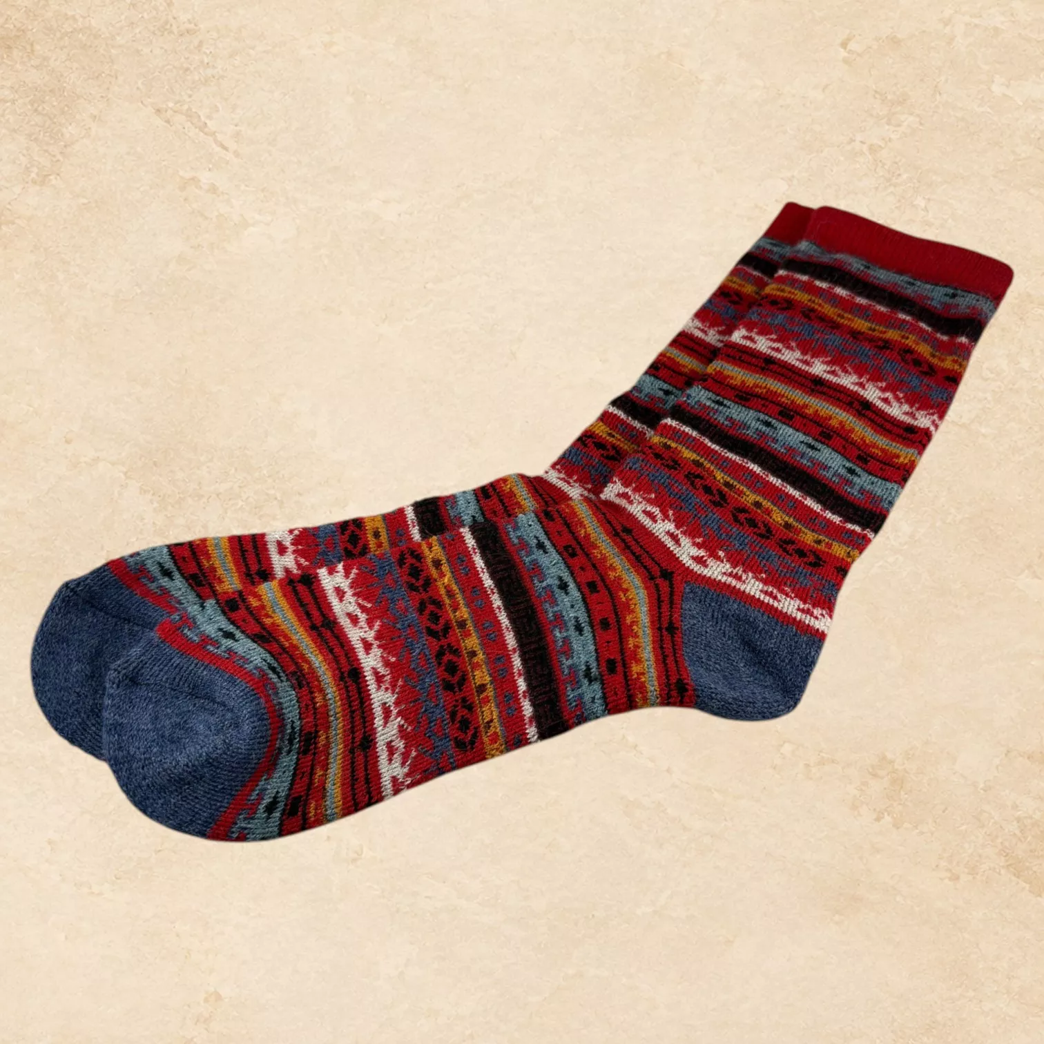 Alpaca Socks Red
