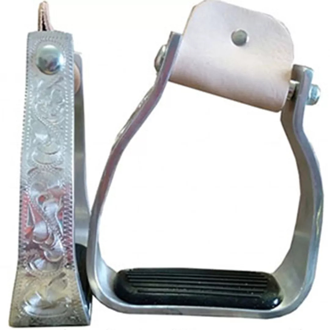 Aluminum Engraved Offset Stirrup
